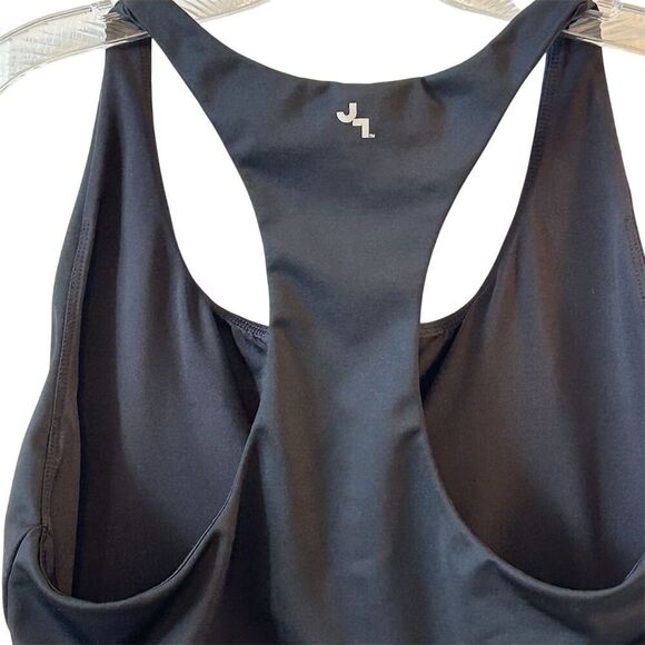 JoyLab Women's Black Racerback 1/2 Zip Sports Bra Size L - Picture 8 of 9